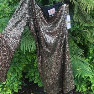 Gianni Bini sequence one arm dress